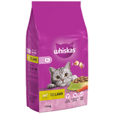 Whiskas Adult Dry Cat Food Lamb 1.9kg
