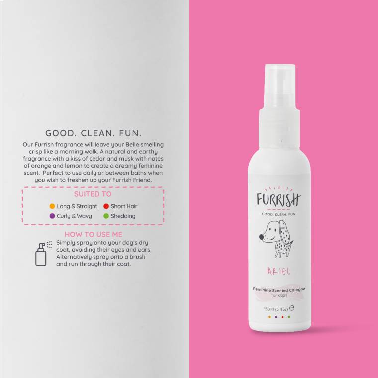 ariel scented cologne for dogs