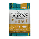 Burns Puppy Mini Chicken and Rice Dry Dog Food 2kg