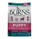 Burns Puppy Original Lamb & Brown Rice 6kg bag, front of pack