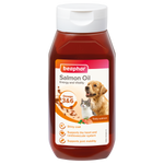 Beaphar Salmon Oil for dogs and cats 430ml bottle, front of pack