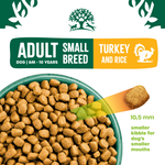 James Wellbeloved Small Breed Turkey & Rice smaller kibble, 10.5mm
