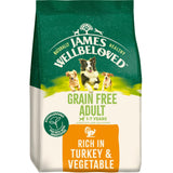 James Wellbeloved Adult Dog Grain Free Turkey & Veg 10kg