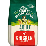 James Wellbeloved Adult Chicken & Rice dry dog food, front of bag