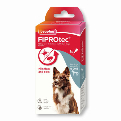 Beaphar FIPROtec Pipette For Medium Dog - Valuepet.ie