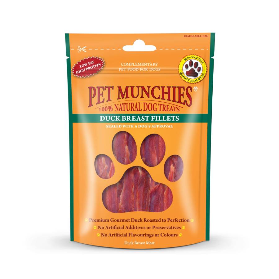 pet munchies duck breast fillet