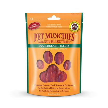 pet munchies duck breast fillet