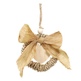 Cupid and Comet Heart Wreath  17.5cm
