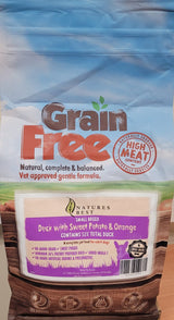 Natures Best Duck, Sweet Potato and Orange Small Breed (Grain Free)