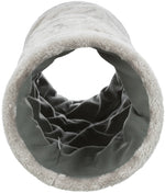 Trixie Cat Playing Tunnel Plush Fabric (Grey) - PetWorld