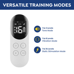 PawGuard T200 remote training modes: tone 1 to 3, vibration 1 to 8, static 1 to 16 levels