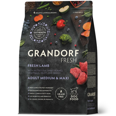 Grandorf Grain Free Lamb For Medium and Large Breeds