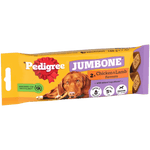 Pedigree Jumbone Medium Chicken and Lamb flavour, 2 chews 180g, front of pack