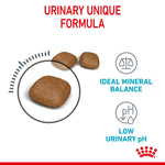 Royal Canin Urinary Care kibble: ideal mineral balance and low urinary pH
