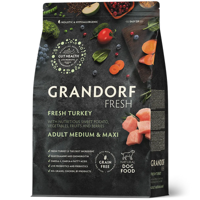 Grandorf Grain Free Turkey For Medium and Maxi Breeds