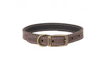 Ancol Timberwolf Leather Collar Sable