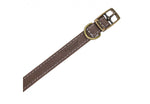 Ancol Timberwolf Leather Collar Sable