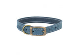 Ancol Timberwolf Leather Collar Blue