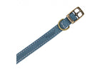 Ancol Timberwolf Leather Collar Blue