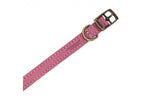 Ancol Timberwolf Leather Collar Raspberry