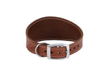 Ancol Heritage Leather Hound Collar Tan