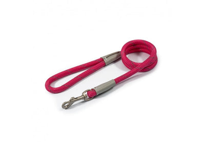 Ancol Viva Rope Snap Lead Reflective Pink