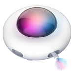 Cat chasing PawGuard CT021 UFO interactive toy