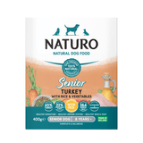 Naturo Senior Turkey with Rice & Vegetables Wet Dog Food 400g
