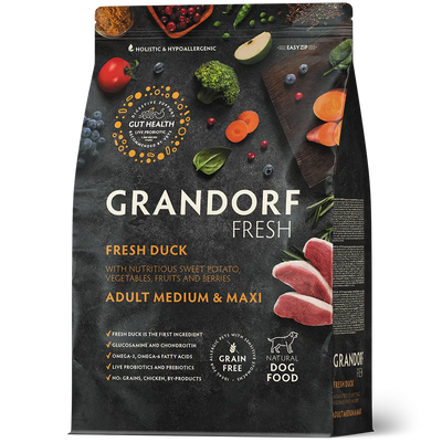 Grandorf Grain Free Duck For Medium and Maxi Breeds