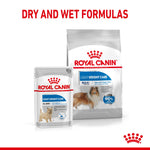 Royal Canin Light Weight Care dry and wet formulas for mixed feeding