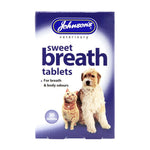 Johnson's Sweet Breath Tablets for dogs and cats, 30 tablet box, front