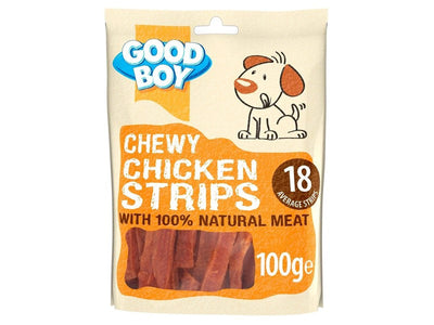 Good Boy Chewy Chicken Strips Dog Treats