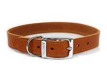 SEWN LINED COLLAR TAN 12" S1
