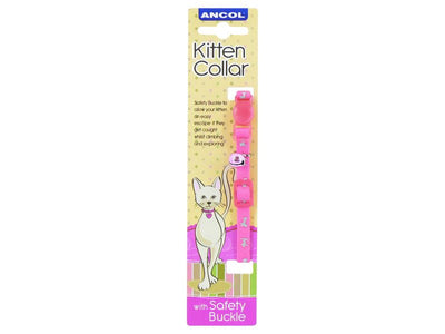 HI-Vis Safety Pink Kitten Collar - Valuepet.ie