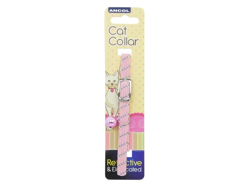 Reflective Softweave Pink Cat Collar - Valuepet.ie