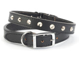 Ancol S2 Black Sewn Studded Collar (Size 2 - 26-31cm)