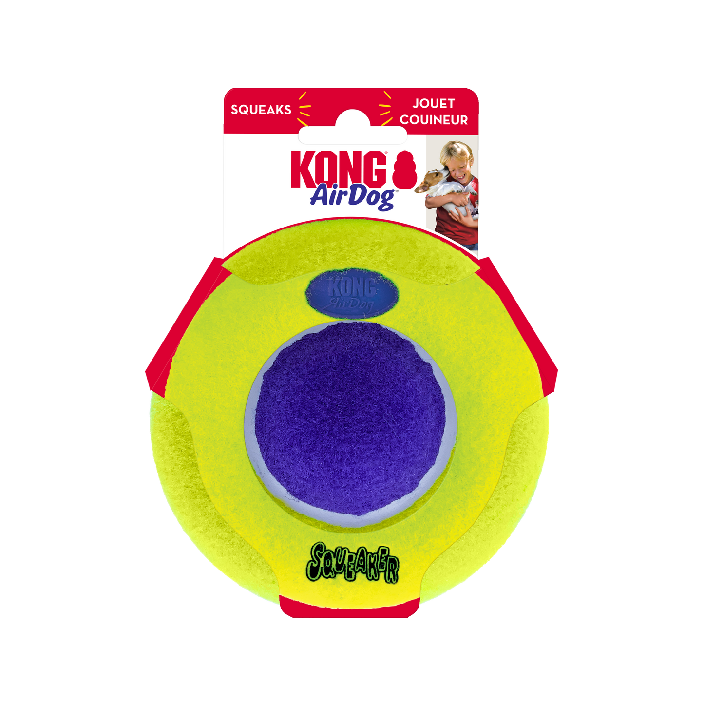 KONG  Air Dog Squeaker Saucer Med/Large - Valuepet.ie