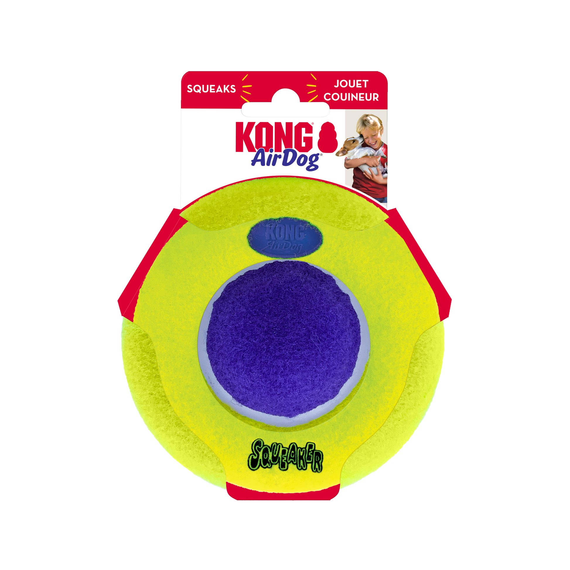 KONG  Air Dog Squeaker Saucer Med/Large - Valuepet.ie