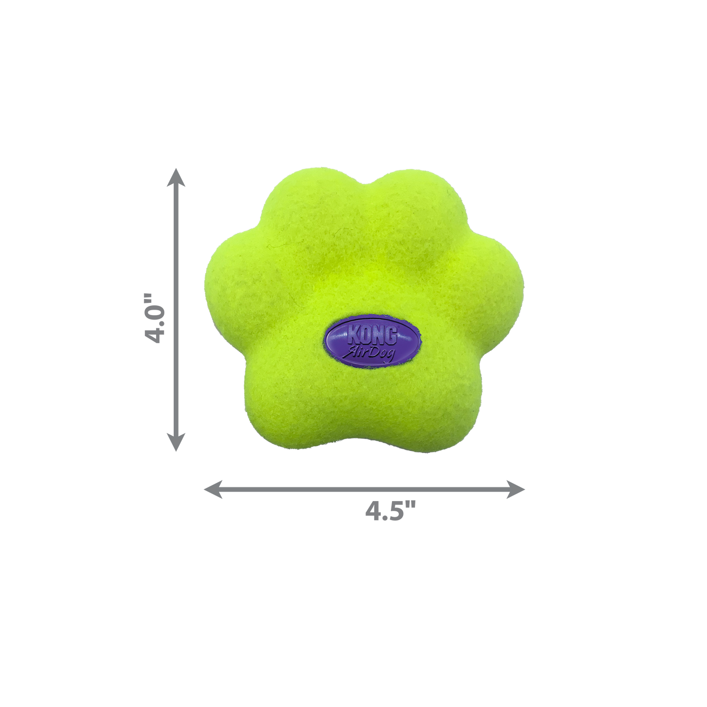KONG  Air Dog Squeaker Paw Medium - Valuepet.ie