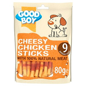 Good Boy Cheesy Chicken Sticks 80g