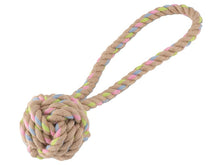 Beco Hemp Ball on Rope - Valuepet.ie