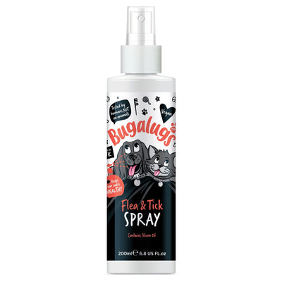Bugalugs Flea and Tick Spray with Neem Oil for Dogs and Cats 200ml