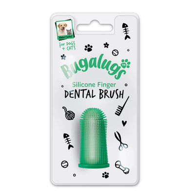 Bugalugs Finger Toothbrush for Dogs & Cats