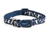 Ancol Paw 'N' Bone Nylon Reflective Dog Collar 28"