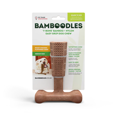 Bamboodles T-bone Dog chew Chicken Flavour - PetWorld