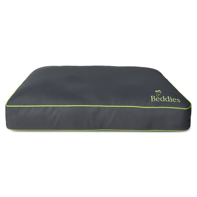 Beddies Waterproof Dog Mattress -  Charcoal/Lime - Valuepet.ie