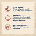Beta Sensitive benefits: sensitive digestion, skin sensitivity, healthy natural defences