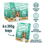 Burns Penlan Farm Fish Brown Rice Veg 6 Pack Dog Food 395g
