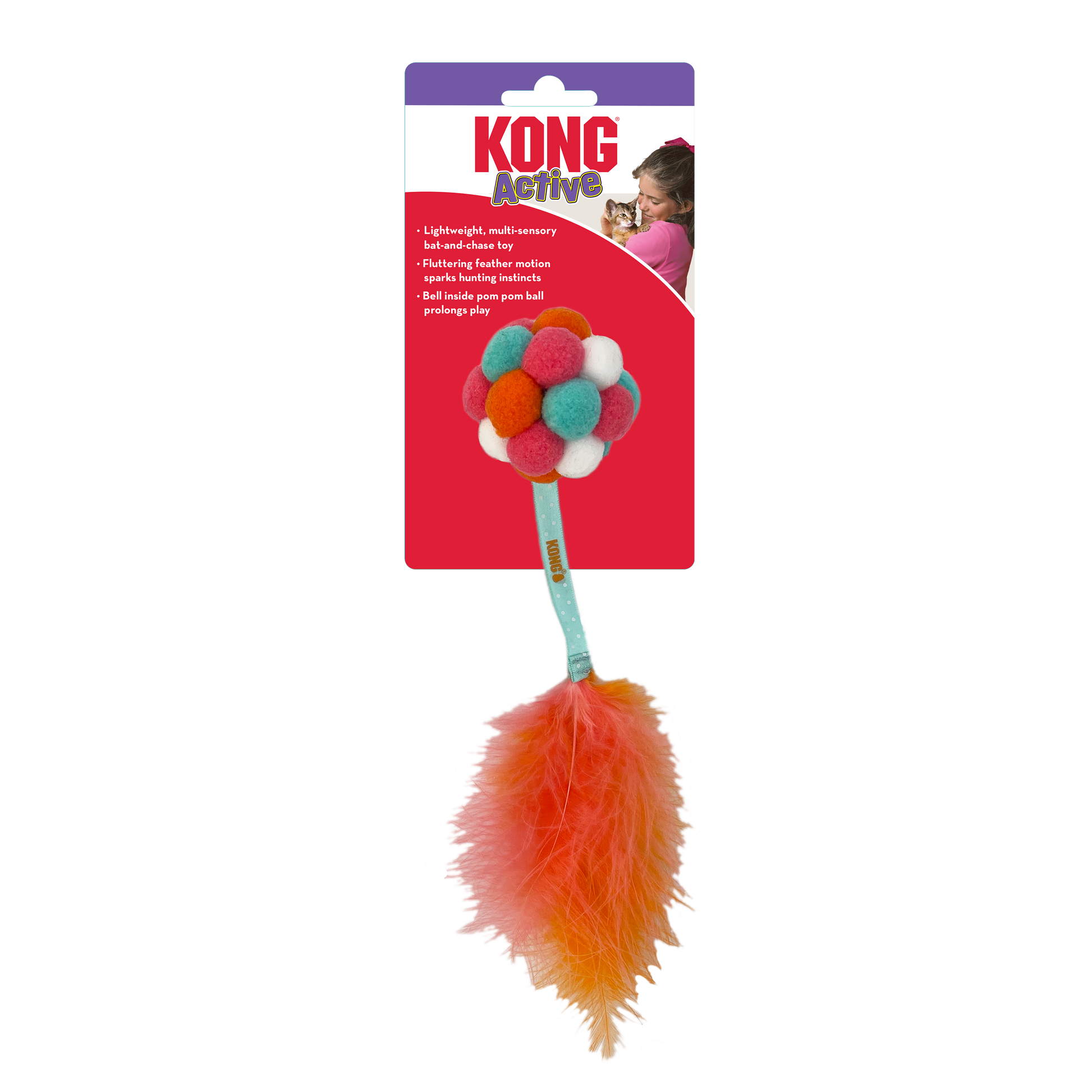KONG  Cat Active Bubble Ball - Valuepet.ie