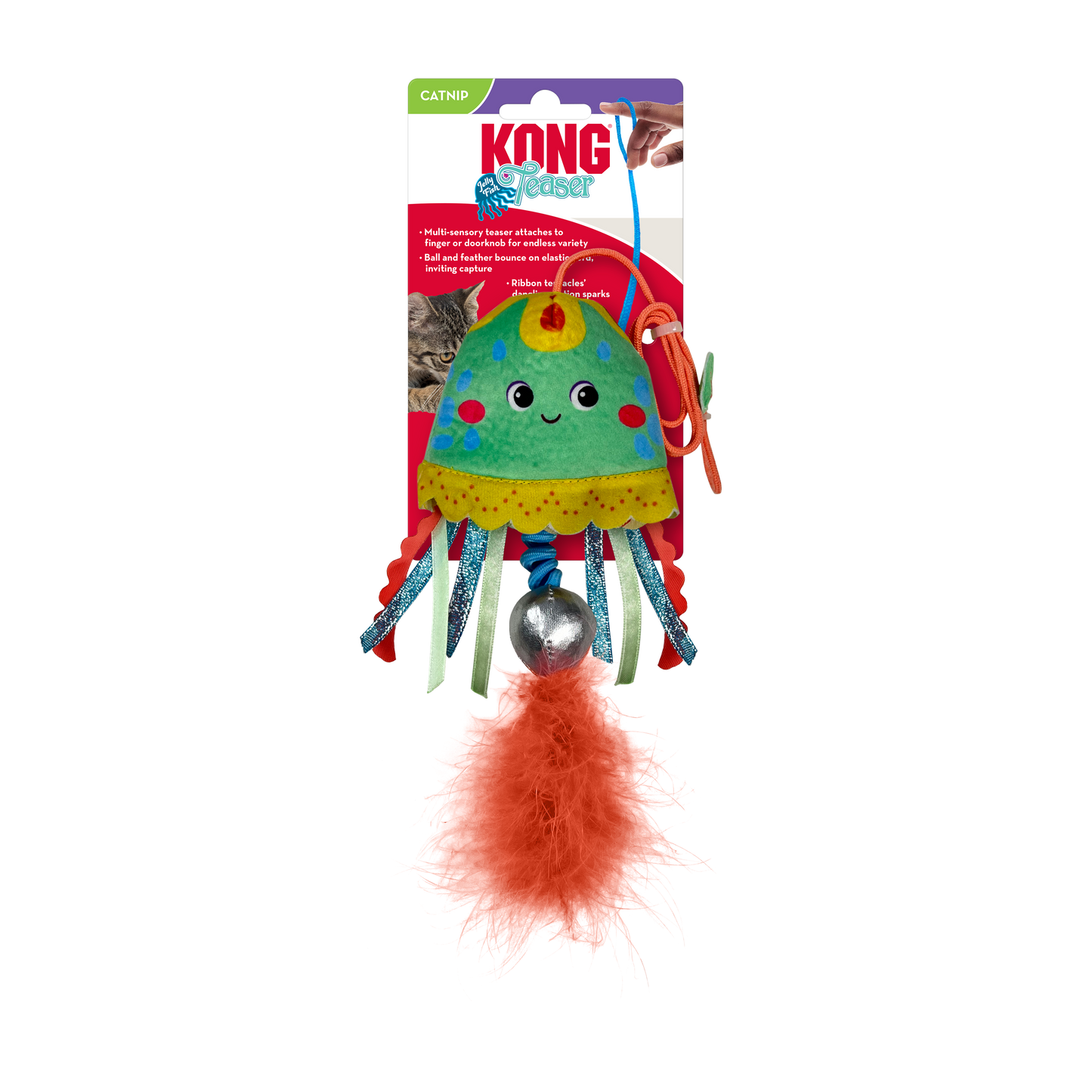 KONG Teaser Jellyfish Assorted - Valuepet.ie